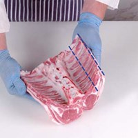 Racks – two x three rib to include one cutlet Meat Cut Spec Step 1